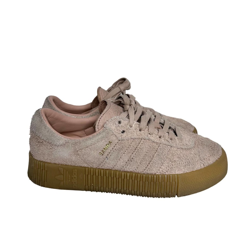 adidas Samba Platform Sneakers in Pink and Gum